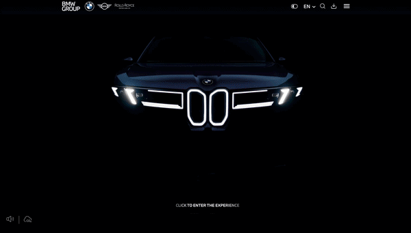 BMW Group Report 2025 scrollytelling example
