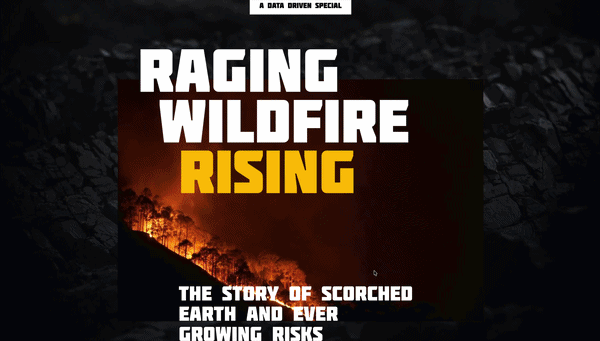Maglr Raging Wildfire Rising scrollytelling example