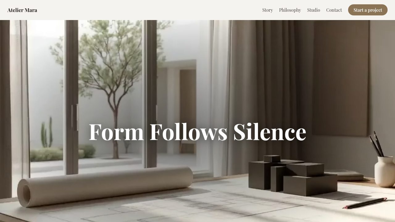 Architecture Firm About Page template