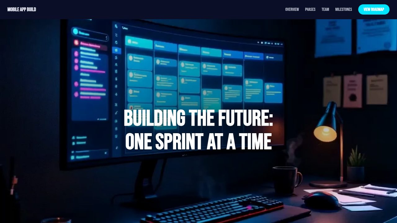App Build Timeline template