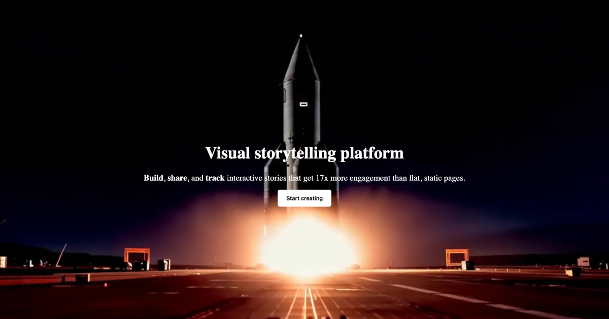 An immersive Scrollytelling story embedded in a Shopify storefront