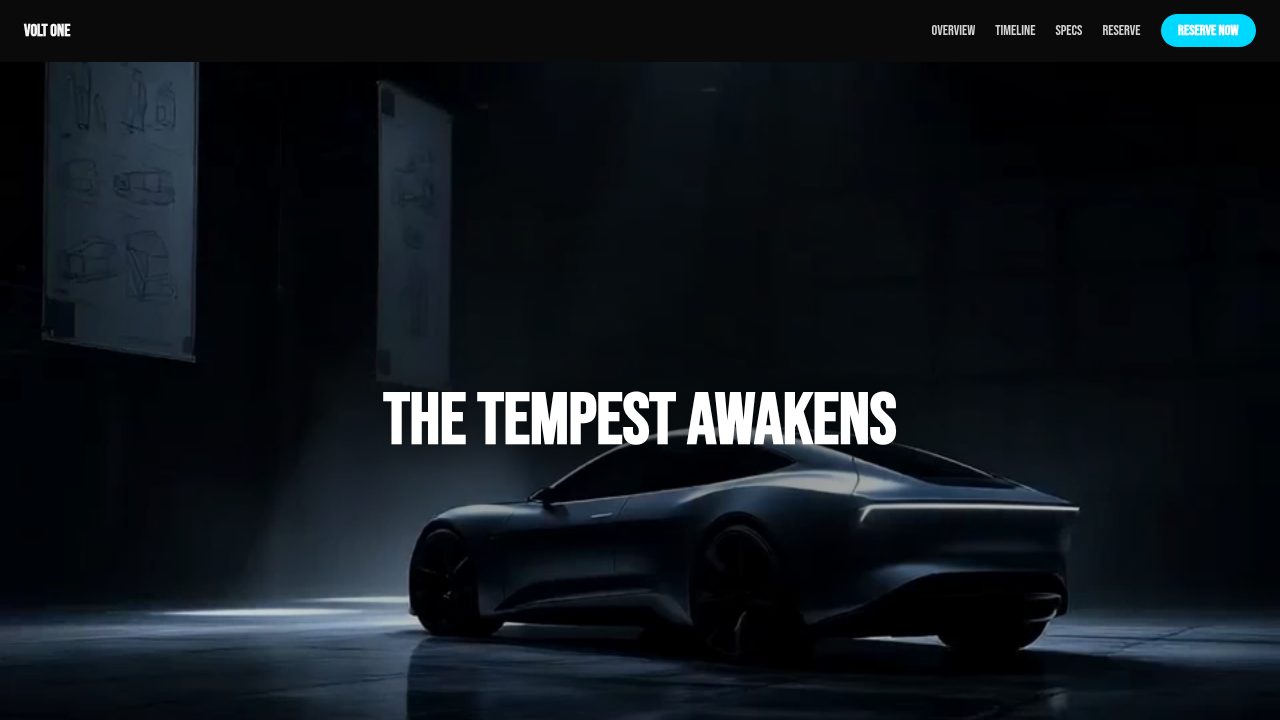 EV Launch Timeline template