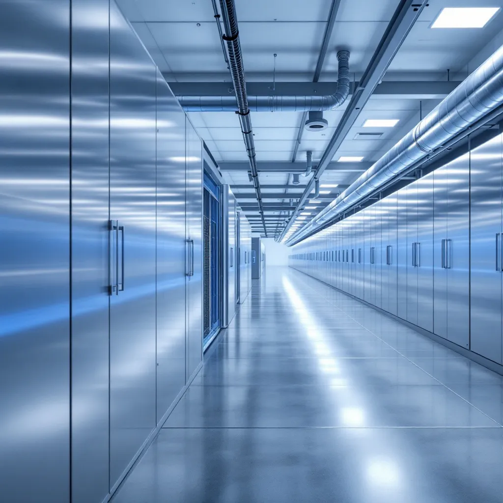 Data center cooling infrastructure with closed-loop pipes and chillers