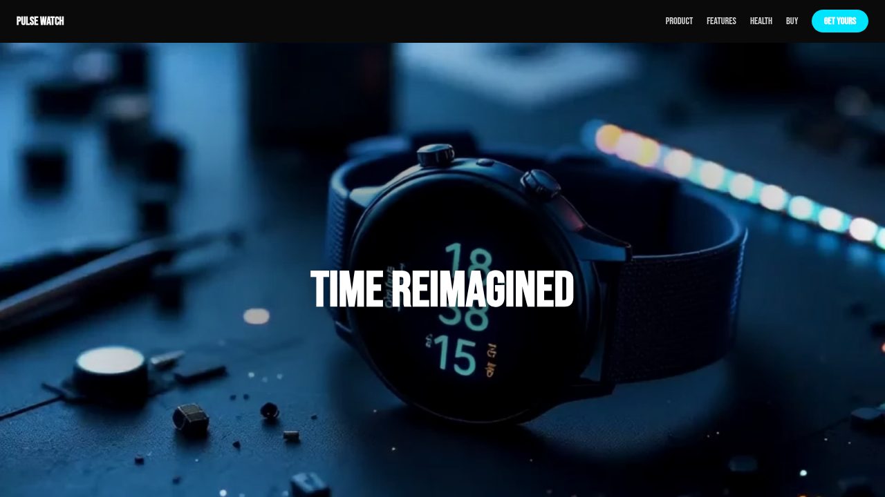 Smartwatch Ad Feature template