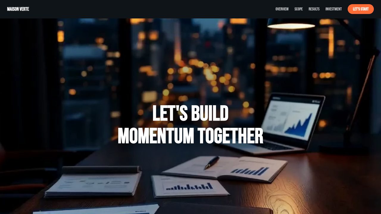 Marketing Retainer Proposal template