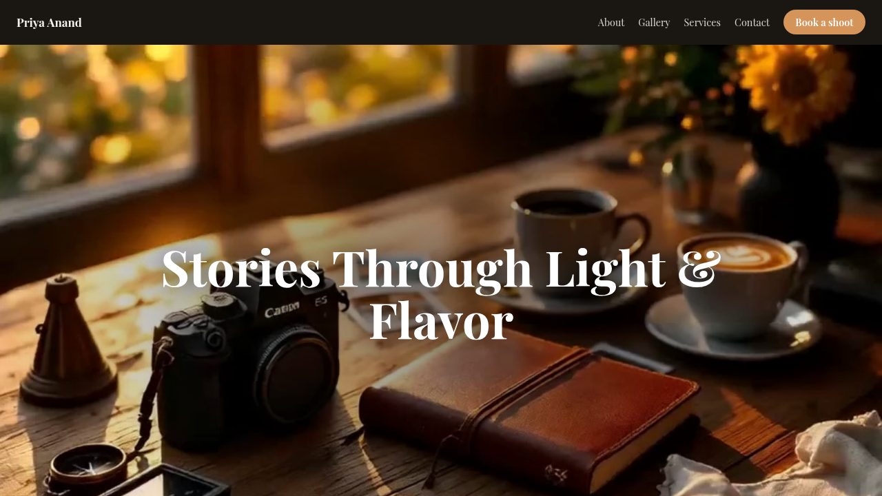 Photographer Portfolio template