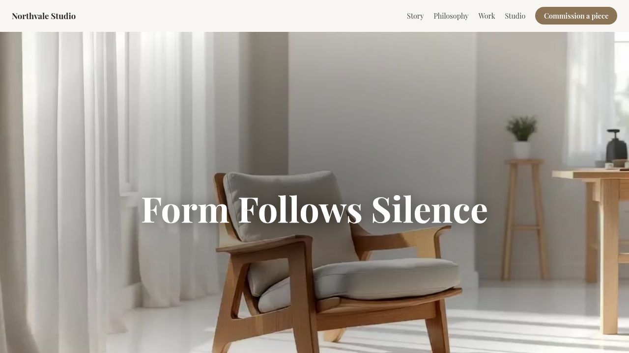 Design Studio Brand Story template