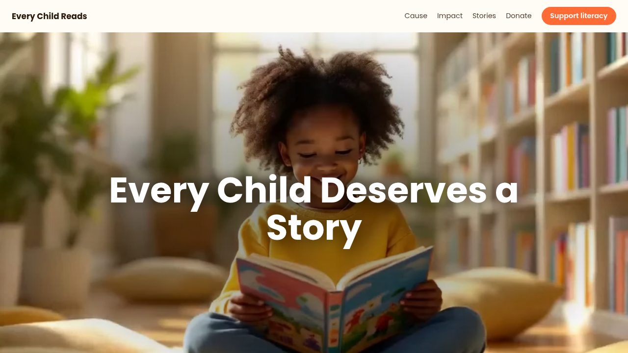 Literacy Campaign template