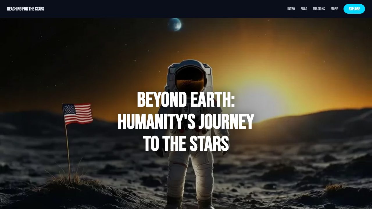Space Exploration Timeline template