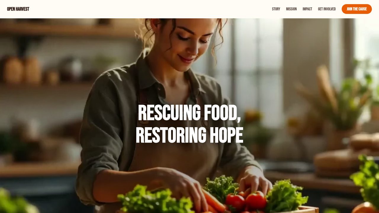 Nonprofit About Page template