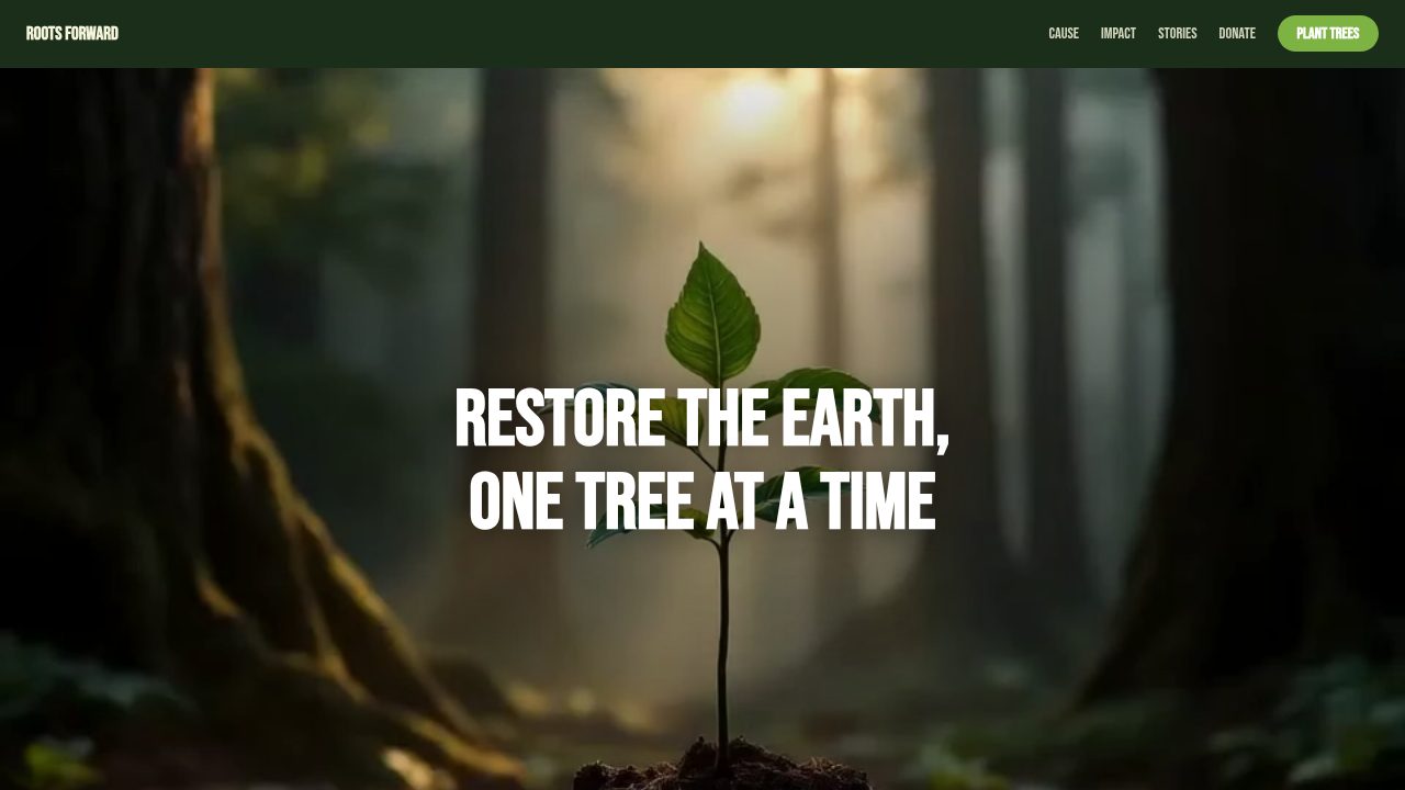 Reforestation Campaign template