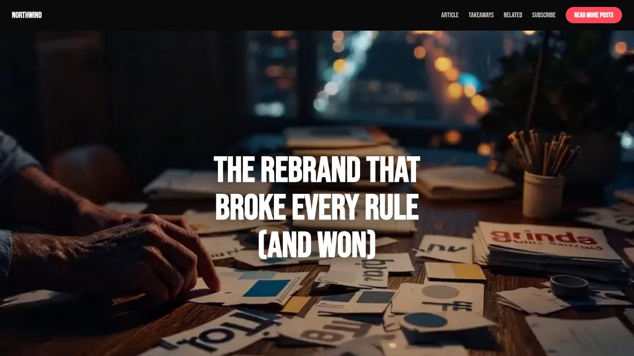 Rebranding Lessons Post template
