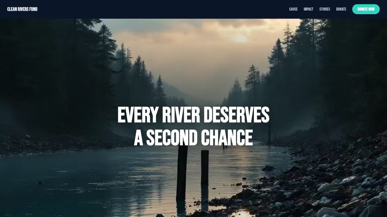 Clean Rivers Campaign template