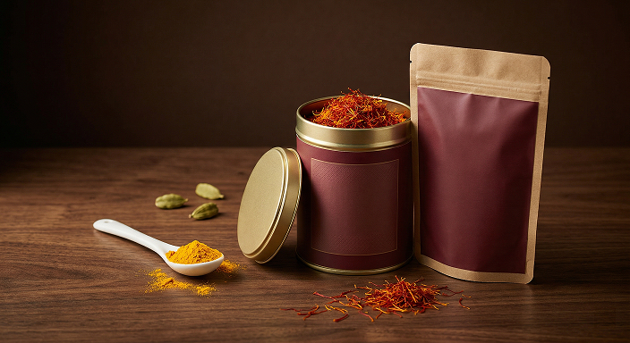 Premium private label packaging with elegant branding
