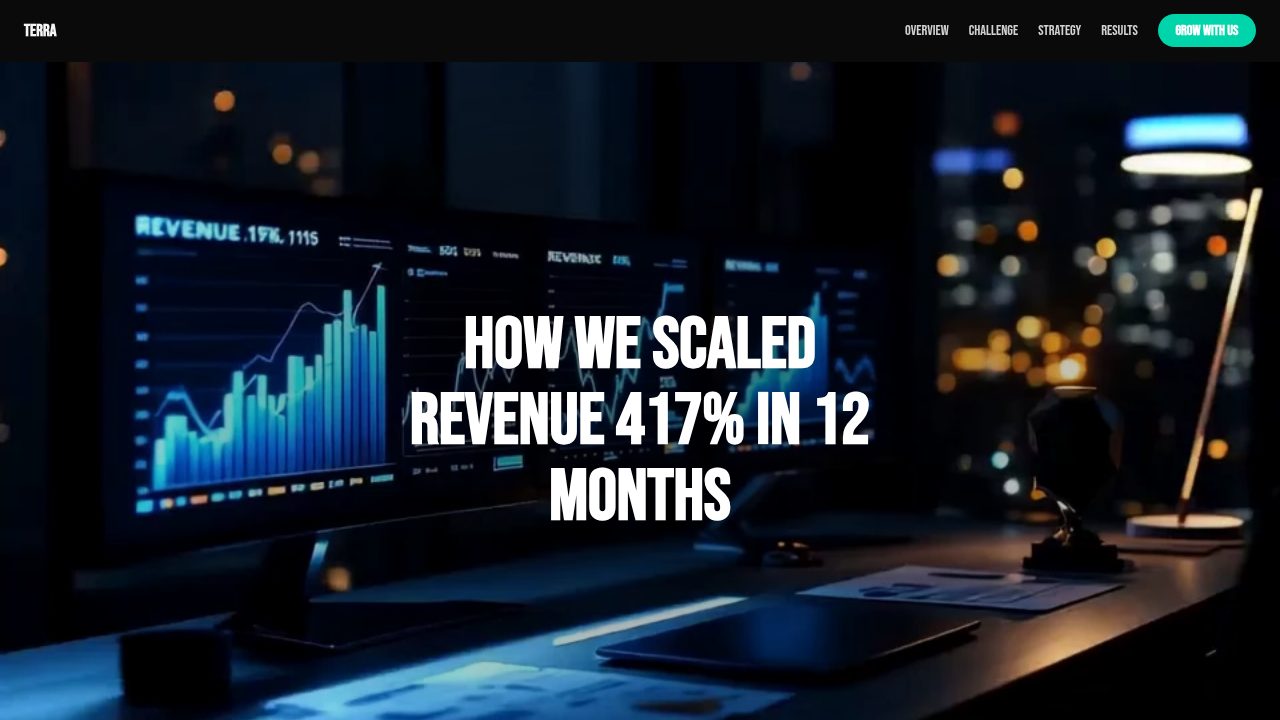 Ecommerce Growth Case Study template