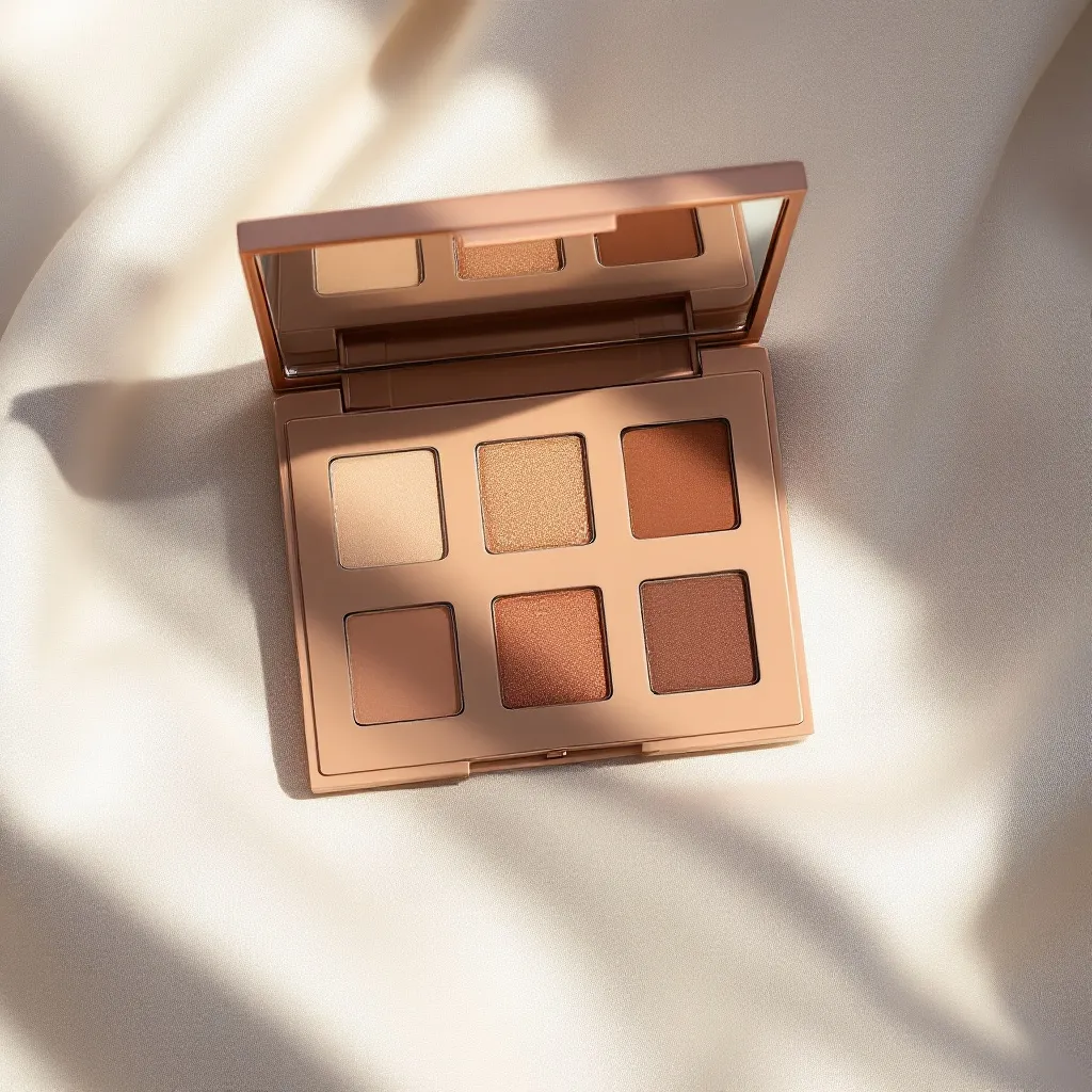 Lazy Paw Eye Palette showing all six shades in warm natural light