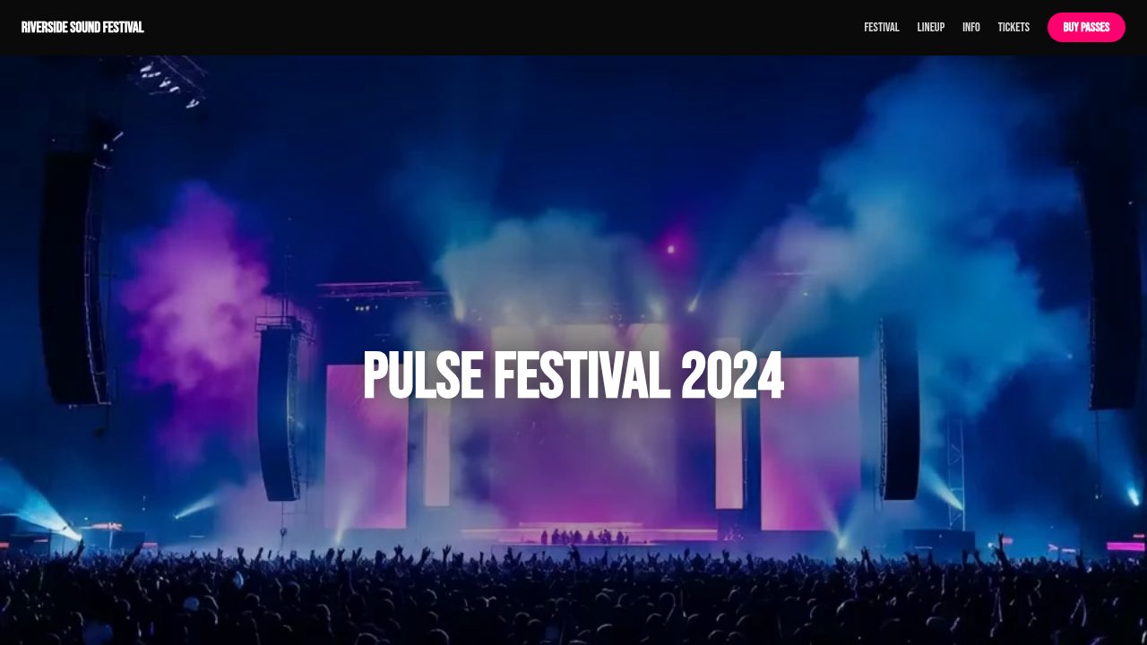 Music Festival Promo template