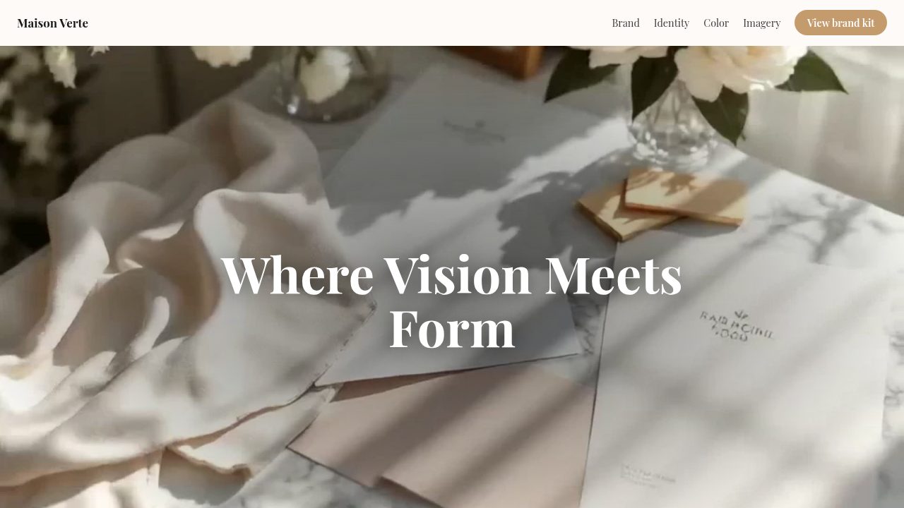 Fashion Brand Guidelines template