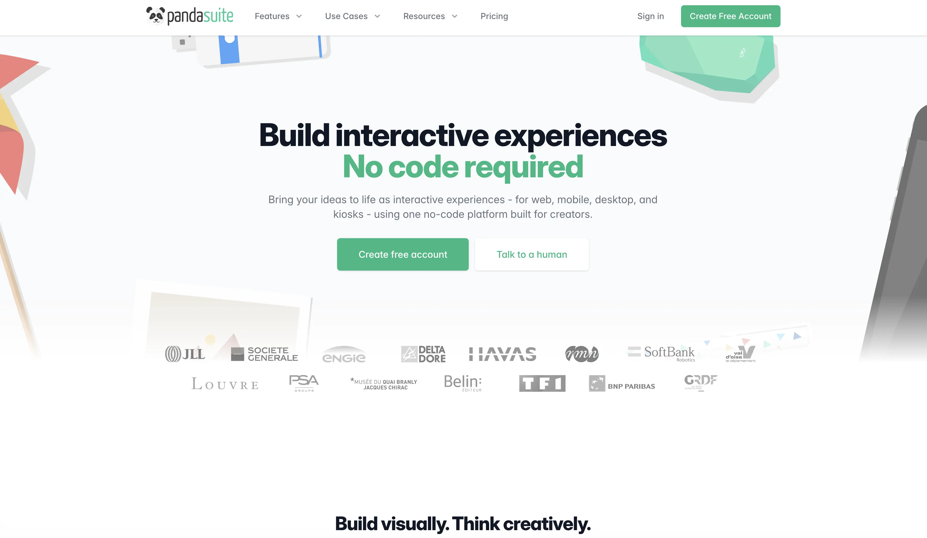 Pandasuite no-code interactive content builder